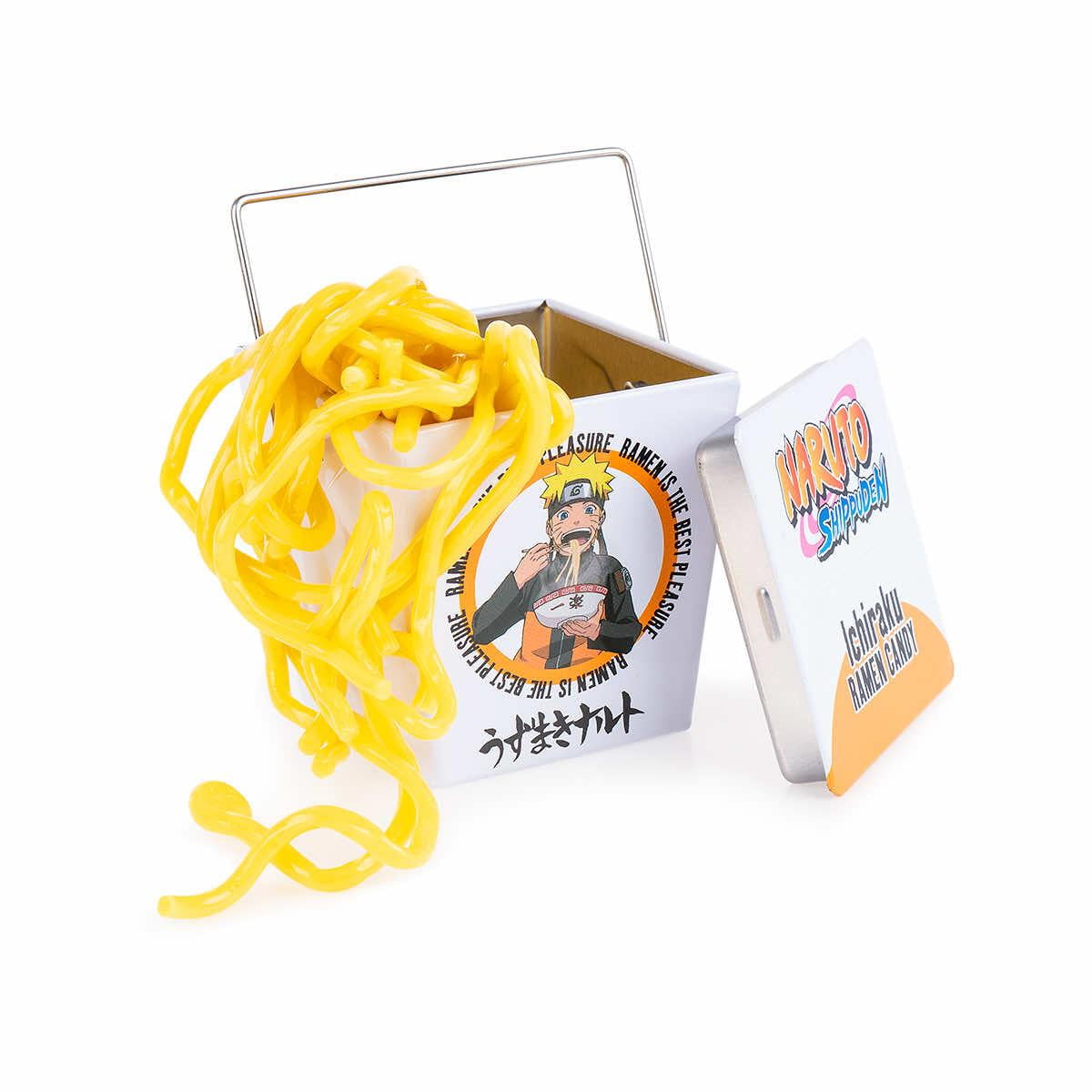 Boston America Naruto Ichiraku Ramen Candy Tin, Fruit Punch Flavor, 1 Ounce - 12 Count Display Box