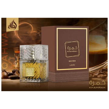 Lattafa Khamrah Qahwa Eau de Parfum Unisex Perfume, 100 ml