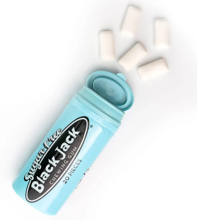 Gerrit Sugar Free Chewing Gum, 20 Piece Tube - 4 Pack Variety Bundle