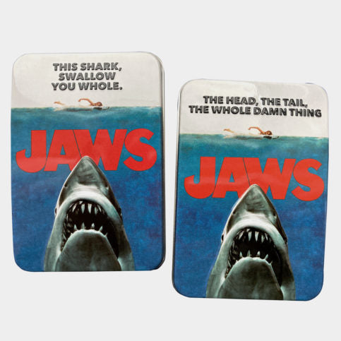 Jaws Amity Island Cherry Sour Candy, 1.2 Ounce Tin - 12 Count Display Box