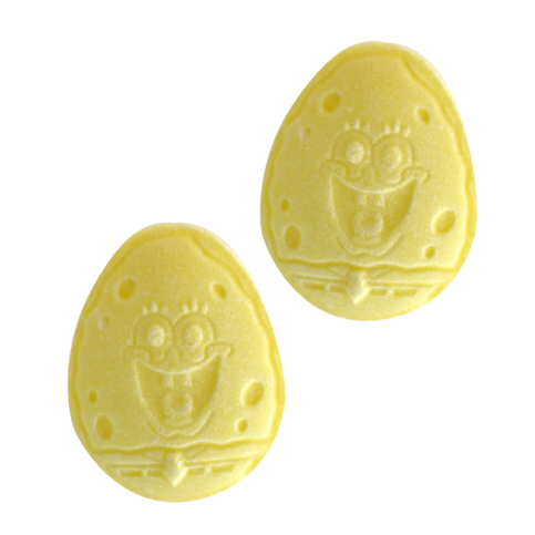 Easter SpongeBob SquarePants, Eggstra Sours Candy Tin, 1.2 ounces of Sour Strawberry SpongeBob Shaped Candy