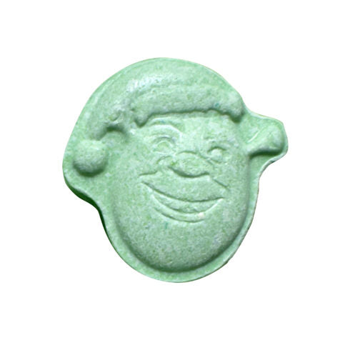 Shrek the Halls Sour Green Apple Candy, 1 Ounce Tin - 12 Count Display Box