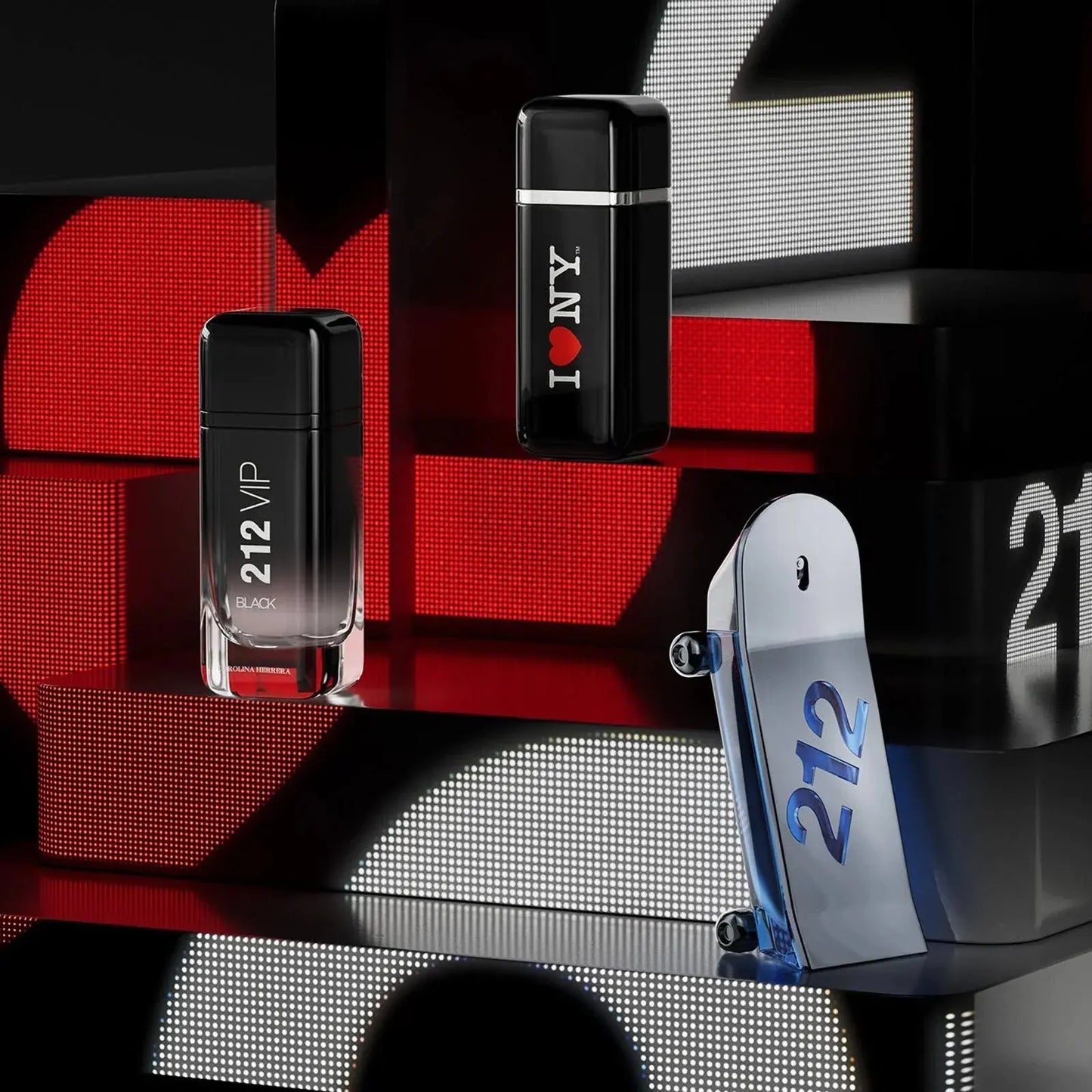 212 Vip Black I Love NYC By Carolina Herrera For Men 3.4oz EDP Spray