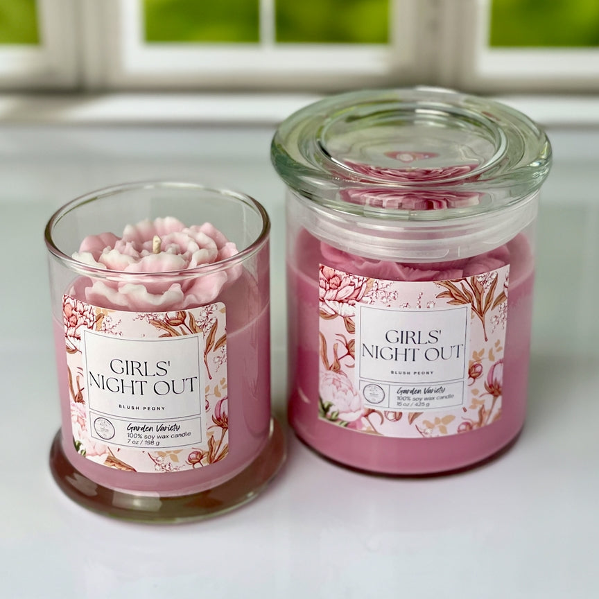 A Mandatory Activity, Girls' Night Out Candle - Blush Peony Soy Candle