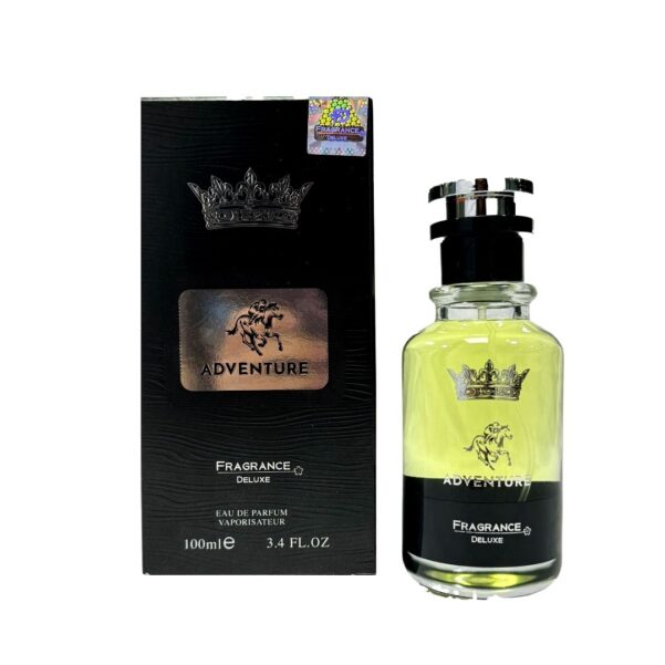Wadi Al Khaleej Fragrance Deluxe Adventure Black Eau De Parfum for Men, 100 ml