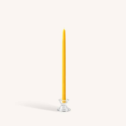 Yellow Beeswax Candles - 16 inch - 4 Pack