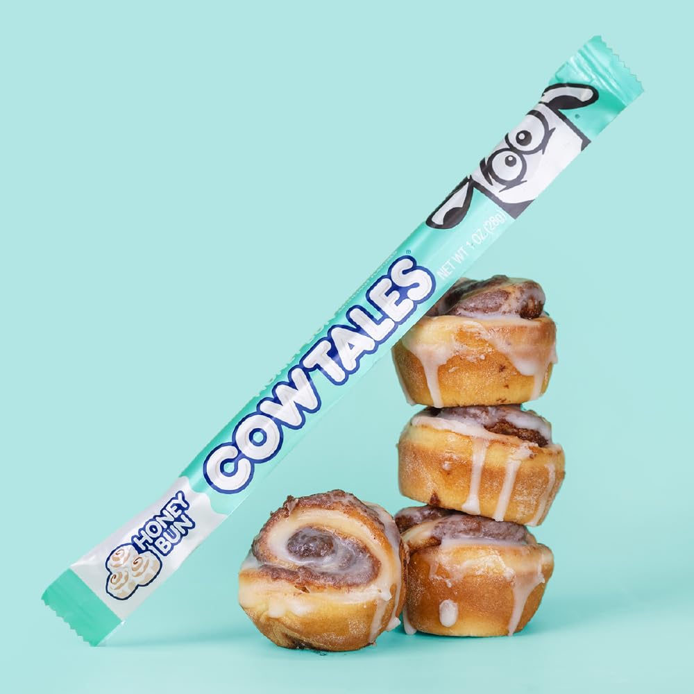 Goetze's Candy Cow Tales Caramel Chewy Candy Sticks, 1 Ounce - 36 Count Display Box