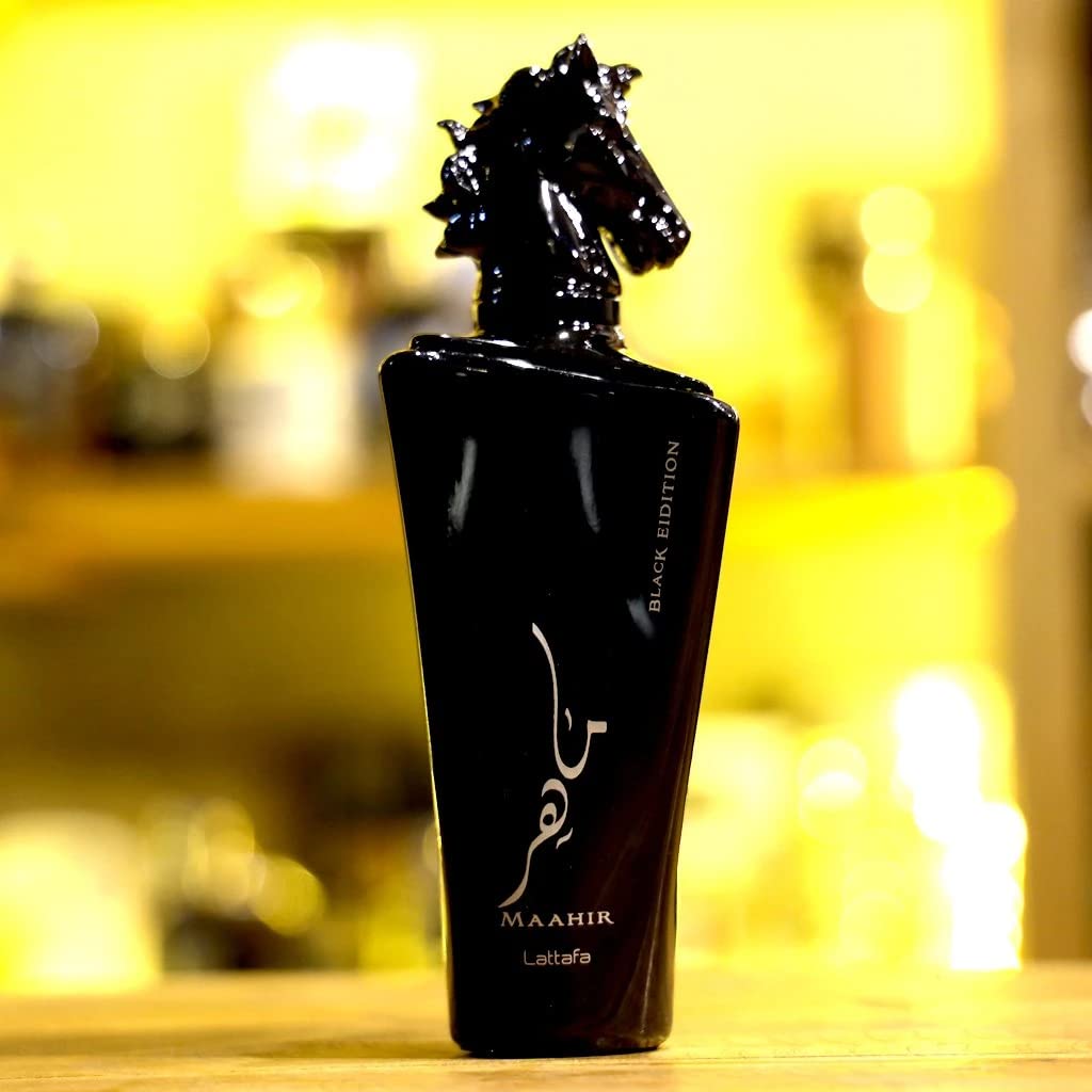 Lattafa Maahir Black Edition Eau de Parfum Unisex Perfume, 100 ml