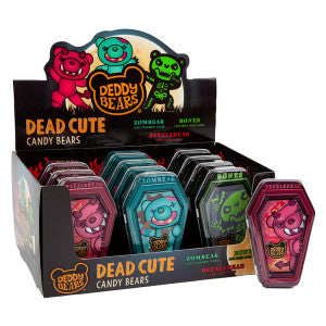 Halloween Deddy Bears Dead Cute Candy Bears, 1.2 Ounce Tin