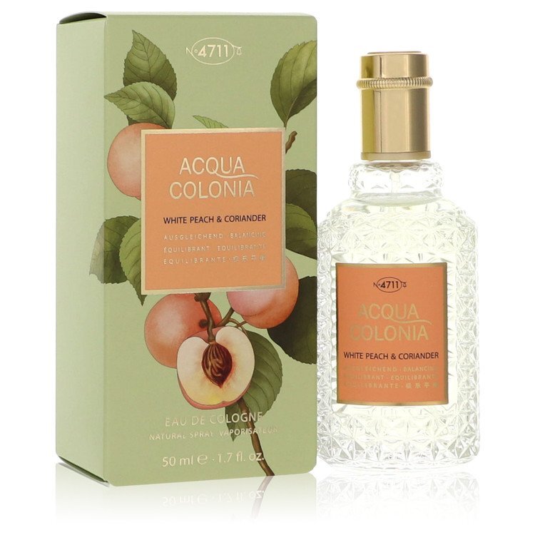 4711 Acqua Colonia White Peach & Coriander Eau de Cologne Spray 1.7 oz for Unisex
