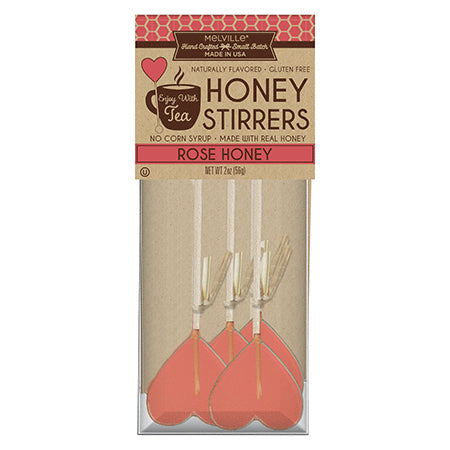 Melville Candy Valentine Hard Candy Lollipops, 3 Count Gusset Bag