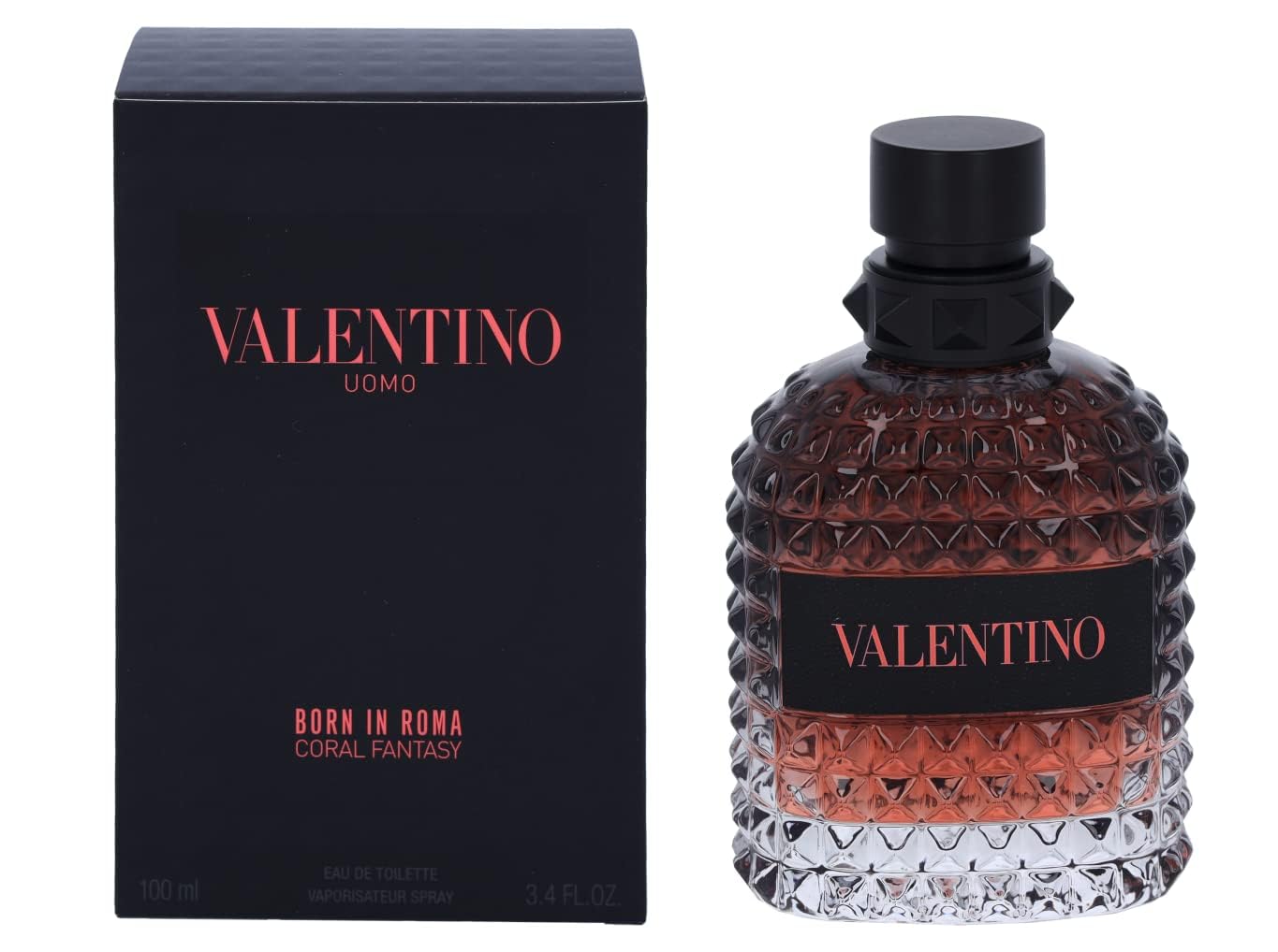 Valentino Uomo Born In Roma Coral Fantasy Eau de Toilette for Men, 100 ml