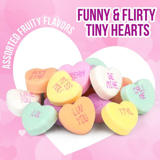 Brach's Tiny Conversation Hearts Candy, 1 Ounce Box - 24 Count Display Box