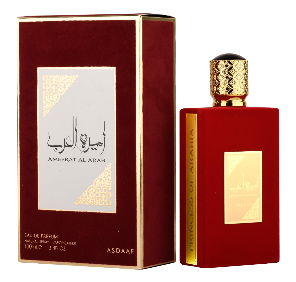 Lattafa Asdaaf Ameerat Al Arab Eau de Parfum Spray for Women, 100 ml