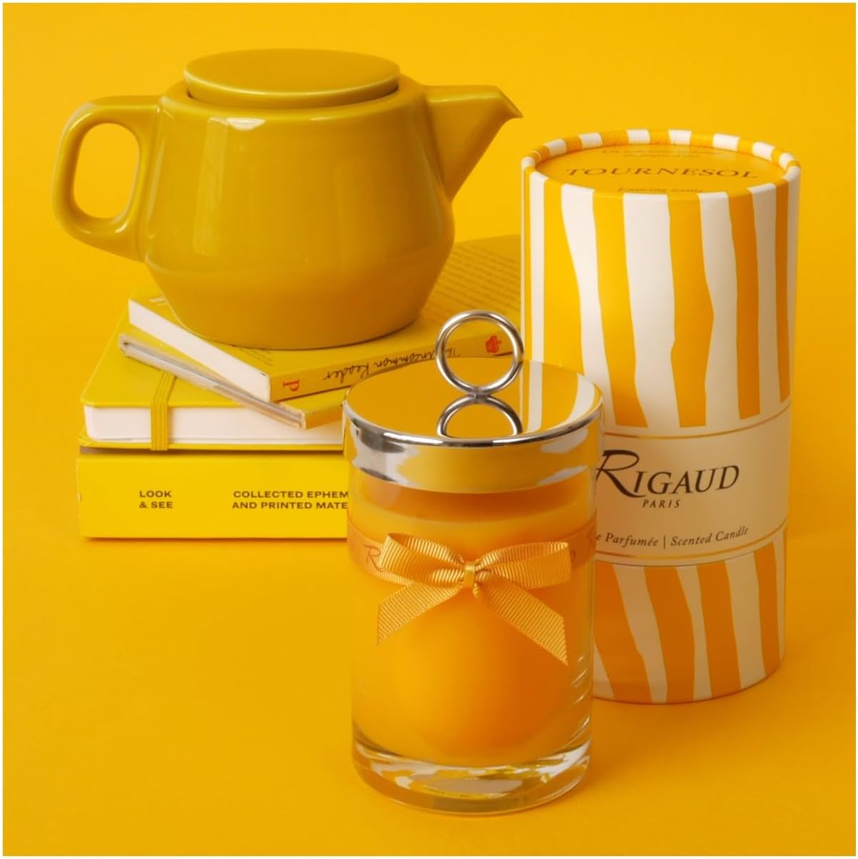 Rigaud Scented Candle, Handmade in France, Tournesol