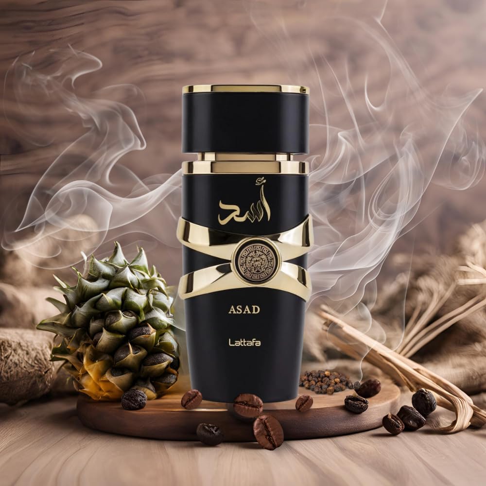 Lattafa Asad Eau de Parfum Unisex Perfume, 100 ml