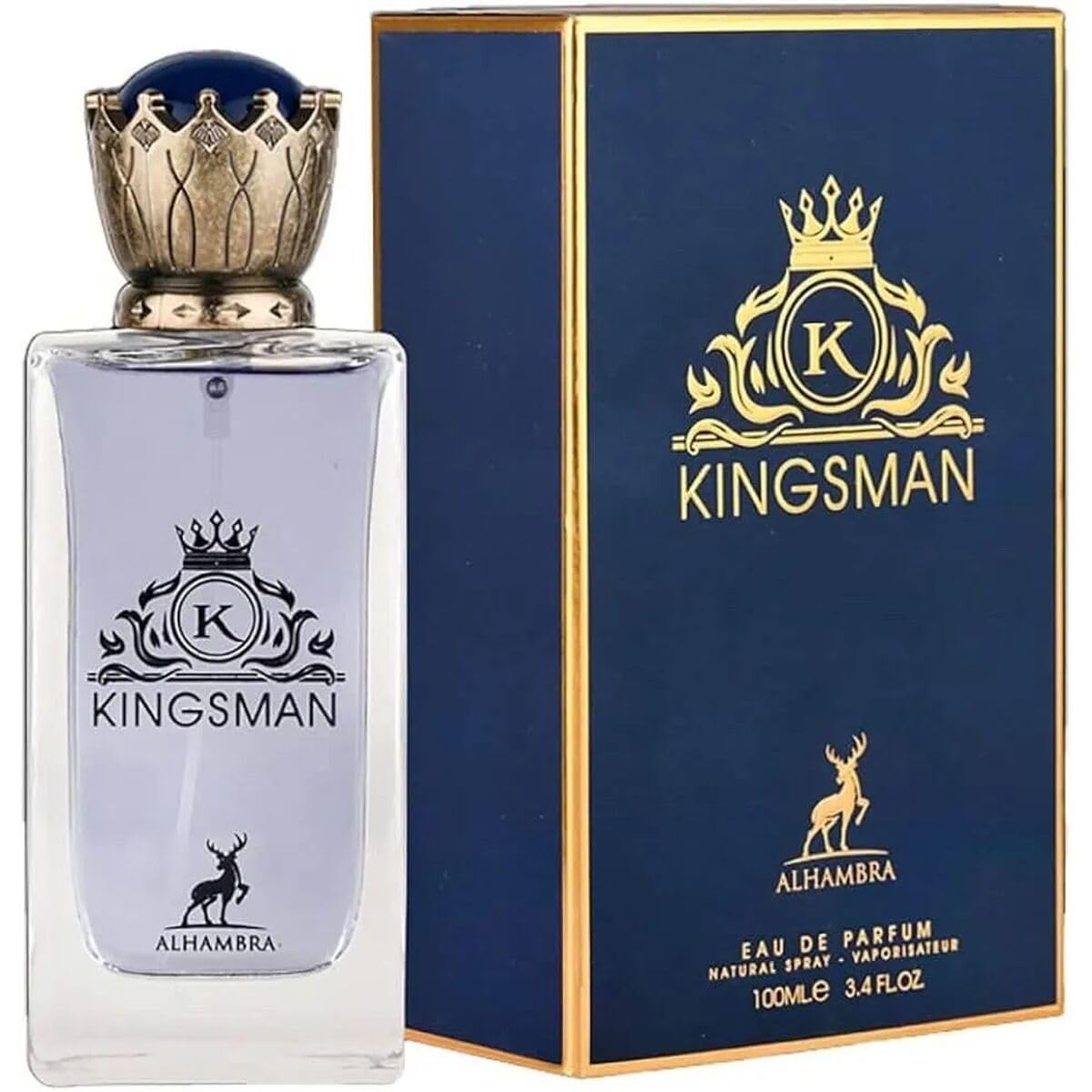 Lattafa Maison Alhambra Kingsman Eau de Parfum Spray for Men, 100 ml