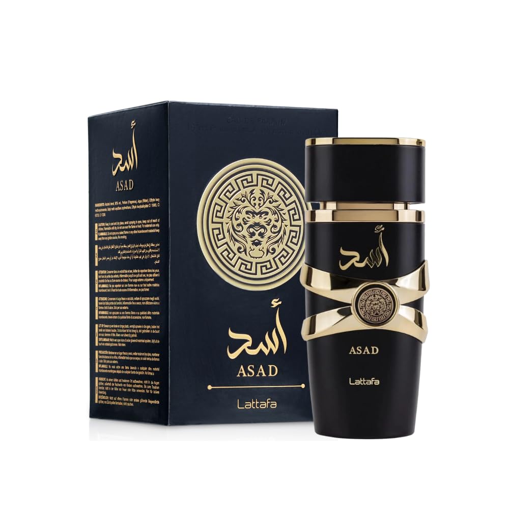 Lattafa Asad Eau de Parfum Unisex Perfume, 100 ml