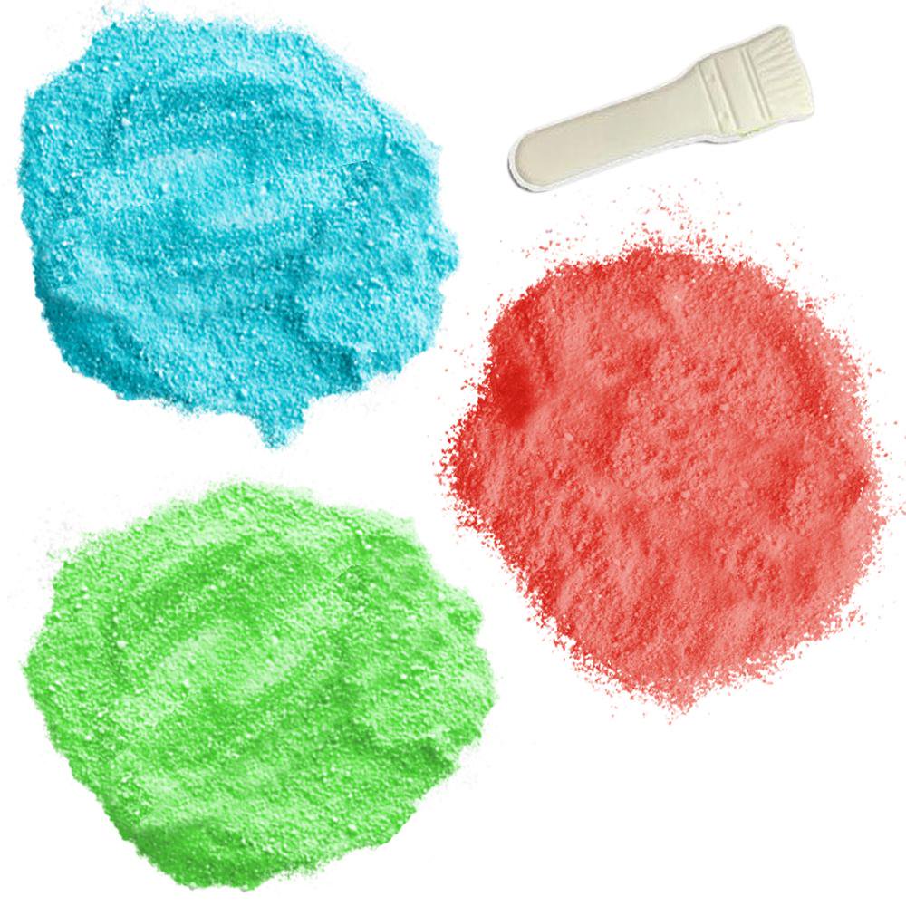 Bob Ross Flavor Palette Paintbrush Dipping Candy, 3 Fruity Flavors Strawberry, Blue Raspberry and Green Apple, 0.85 Ounce Packs - 18 Count Display Box
