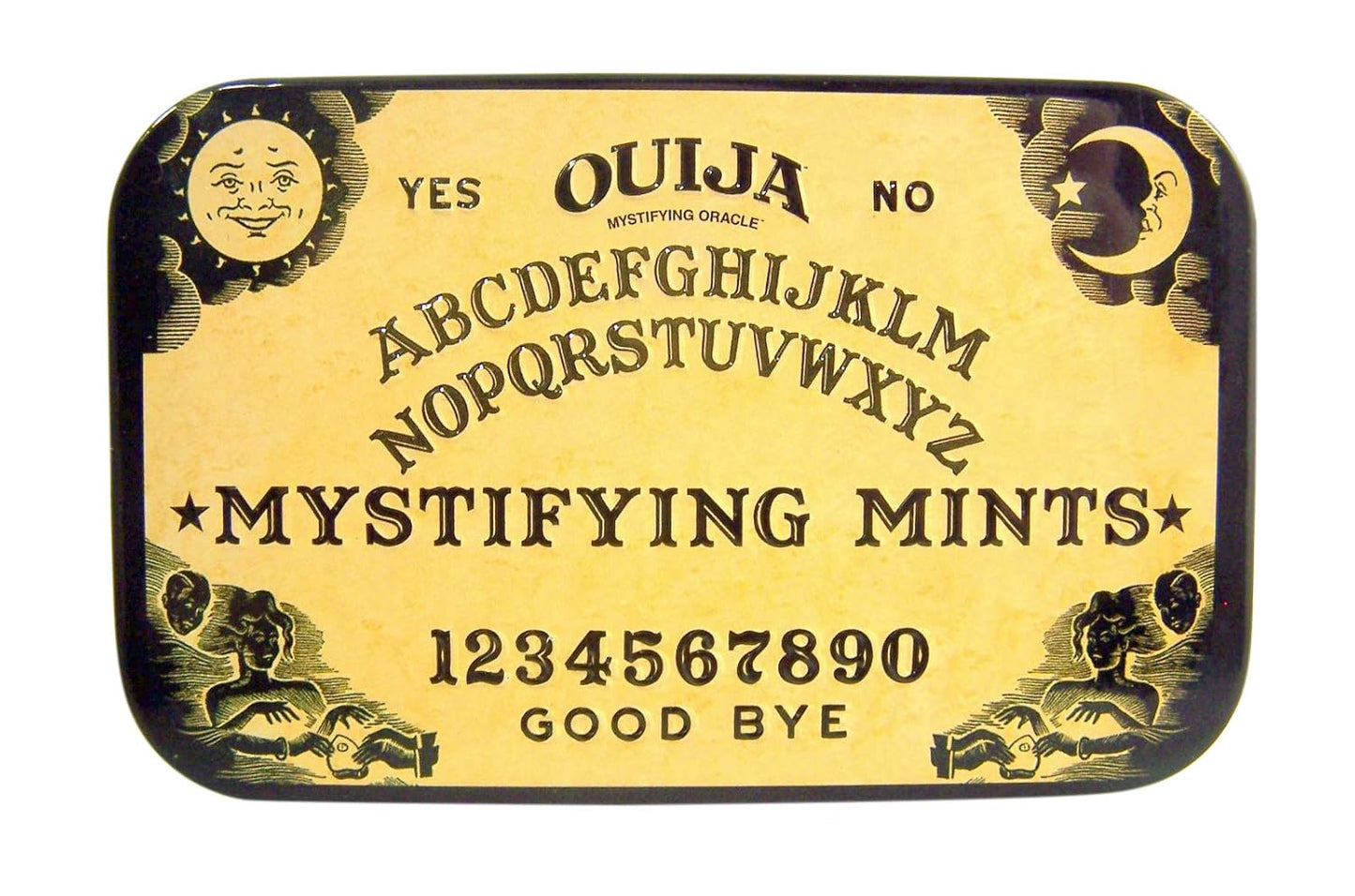 Ouija Mystifying Peppermint Mints,1.5 Ounce Candy Tin - 18 Count Display Box