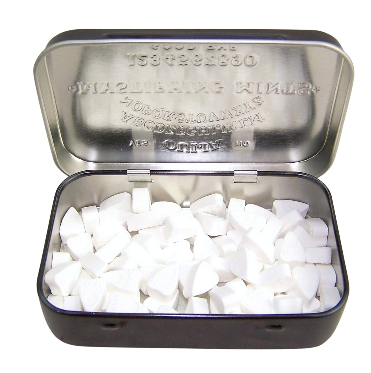 Ouija Mystifying Peppermint Mints,1.5 Ounce Candy Tin - 18 Count Display Box