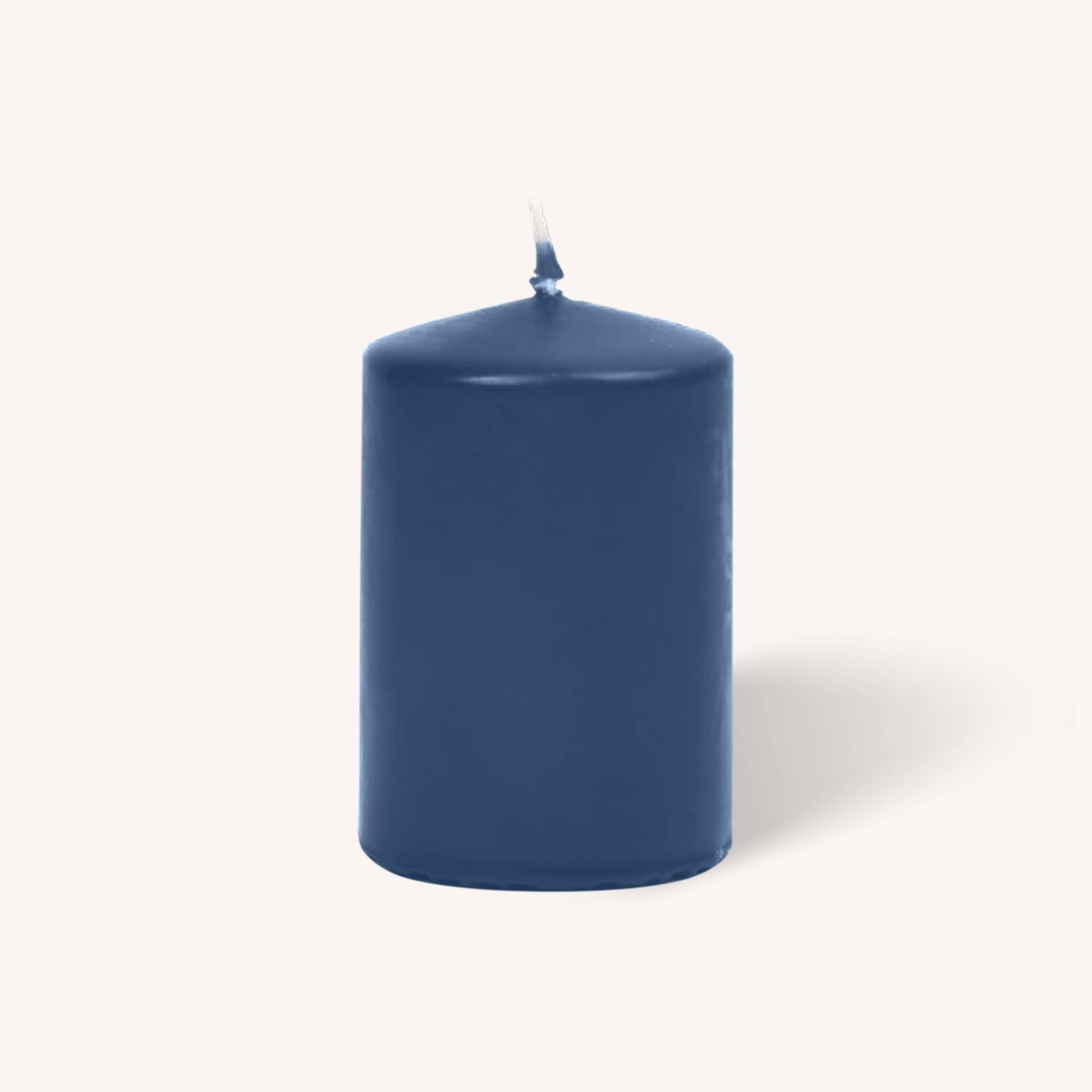 Midnight Blue Pillar Candles - 2" x 3" - 4 Pack