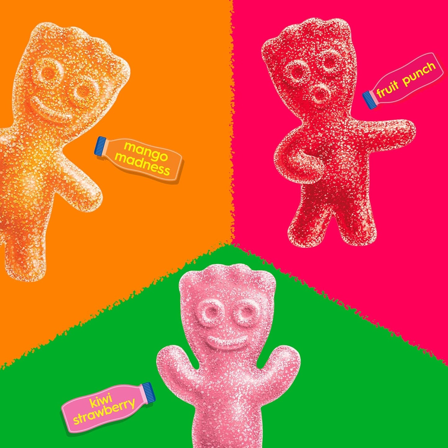 Sour Patch Kids Snapple, Fruit Flavor Mix, 3.61 Ounce Peg Bag