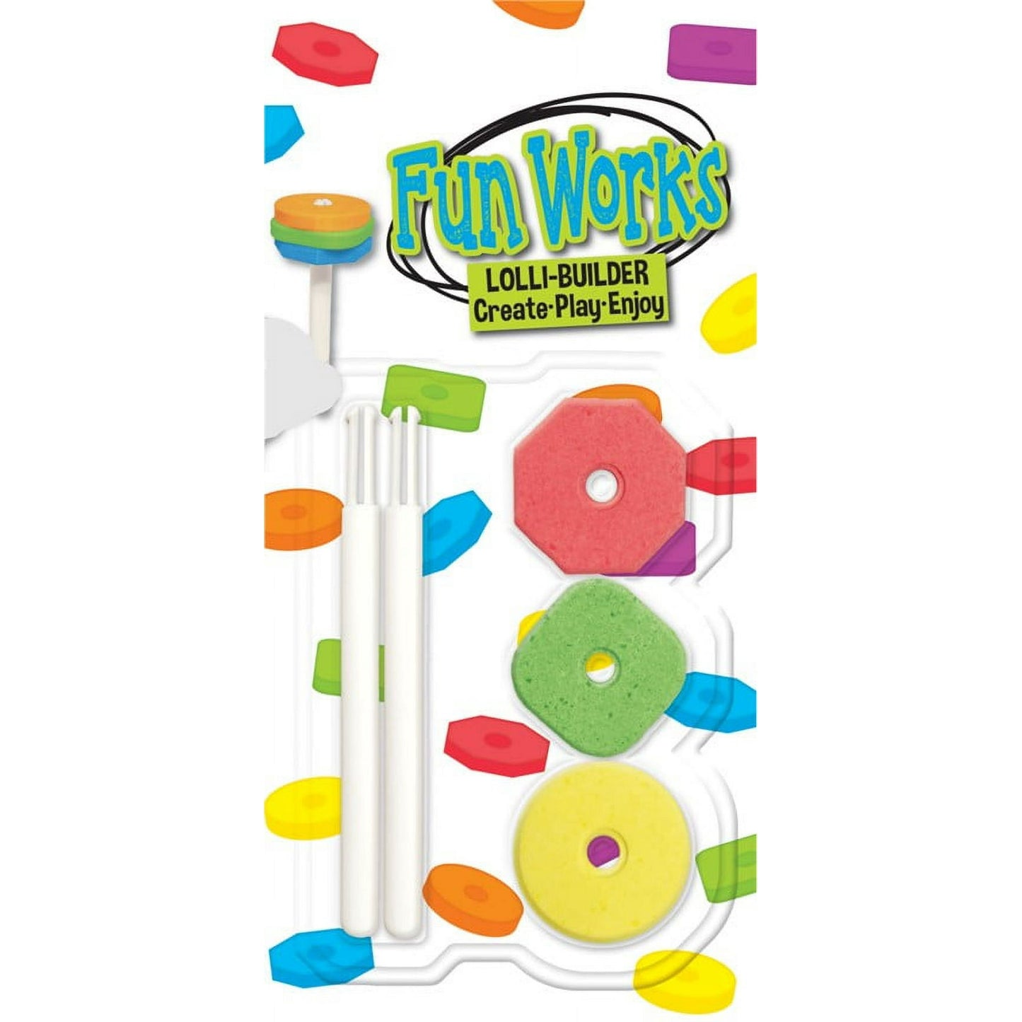 Foreign Candy Fun Works Lolli Builder Candy, 1.9 Ounce - 24 Count Display Box