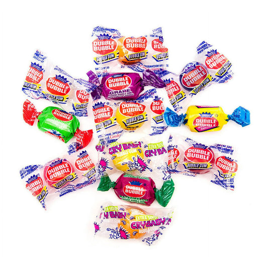 Dubble Bubble Bubble Gum Fun Favorites Mix, Individually Wrapped Pieces, 30 Ounce Bag