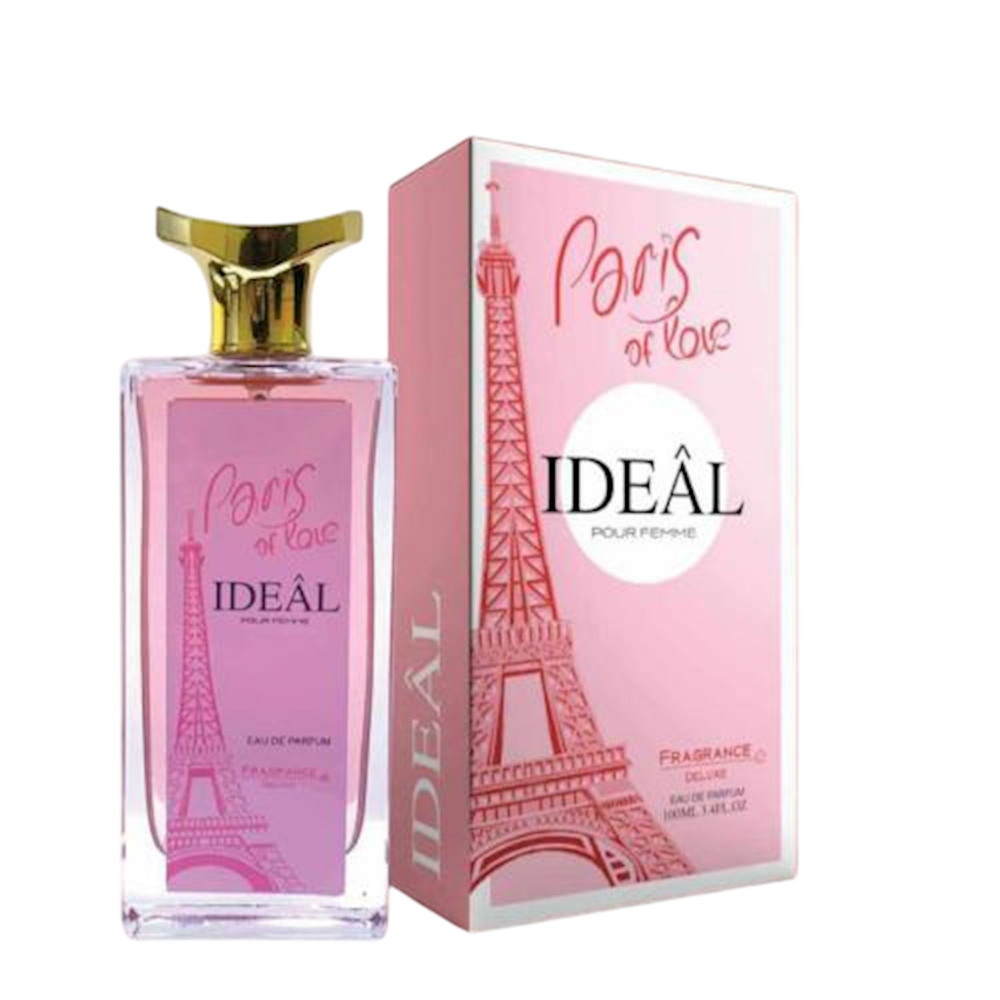 Wadi Al Khaleej Fragrance Deluxe Paris of Love Ideal Pour Femme Eau De Parfum For Women, 100 ml