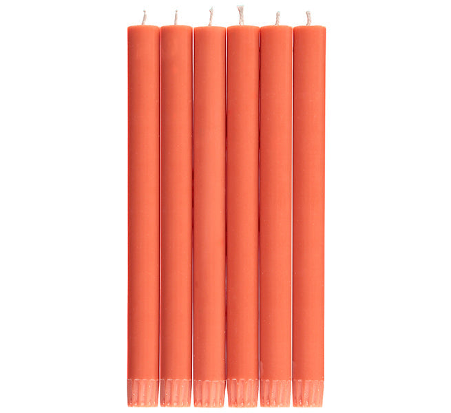 British Colour Standard Eco Dinner Candles, 25cm / 10'' H - 25 per pack