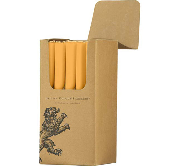 British Colour Standard Eco Dinner Candles, 25cm / 10'' H - 25 per pack