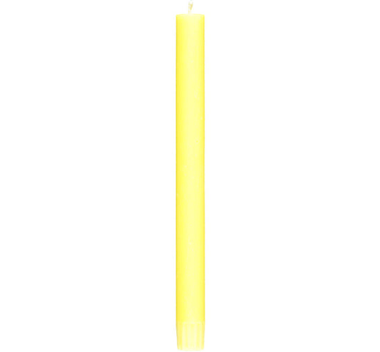British Colour Standard 25cm / 10'' H Primrose Eco Dinner Candles, Gift Box of 6