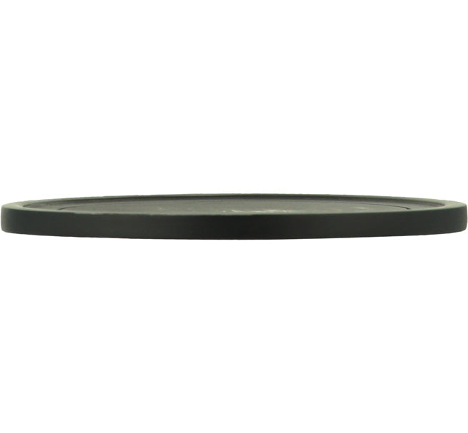British Colour Standard Large Metal Candle Plate - Jet Black