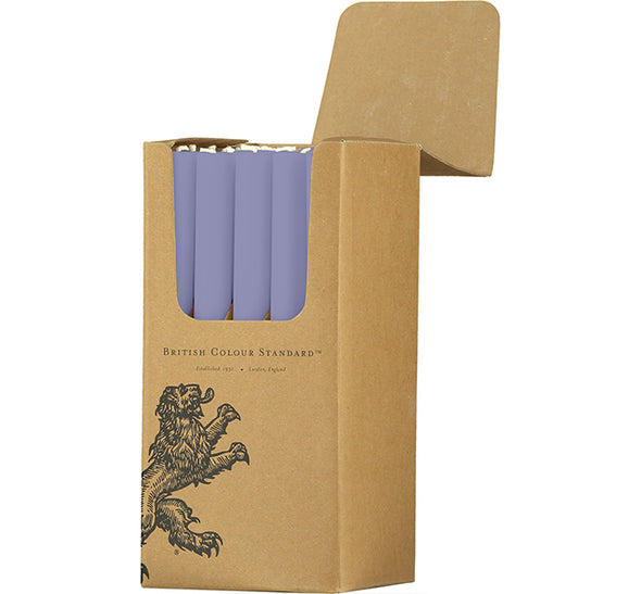 British Colour Standard Eco Dinner Candles, 25cm / 10'' H - 25 per pack