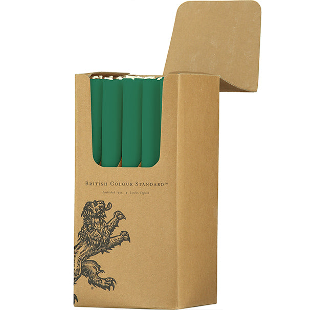British Colour Standard Eco Dinner Candles, 25cm / 10'' H - 25 per pack