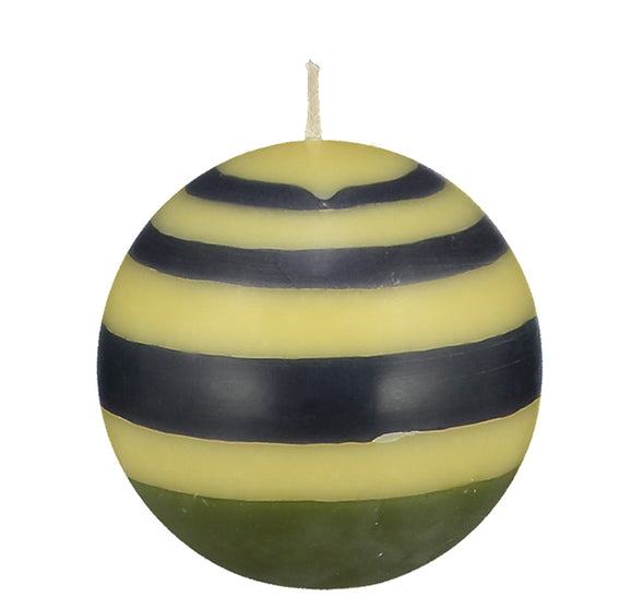 British Colour Standard Striped Ball Candles