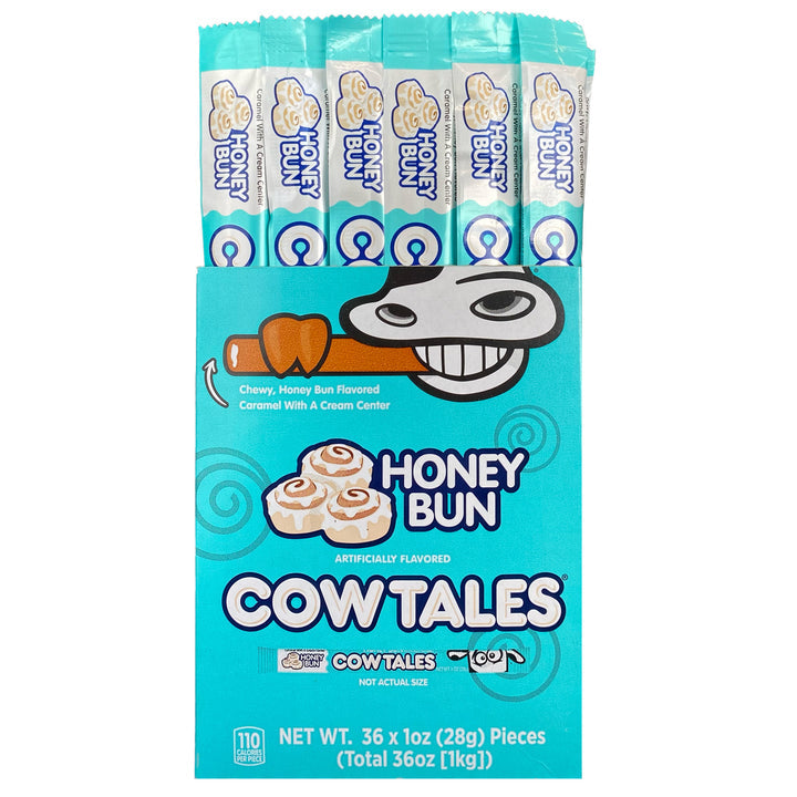 Goetze's Candy Cow Tales Caramel Chewy Candy Sticks, 1 Ounce - 36 Count Display Box