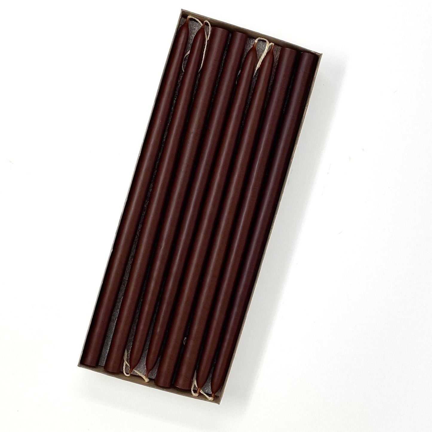 Mole Hollow Candles, 10" Tiny Unscented Taper Candle, Set of 24- Choose from 39 Colors!