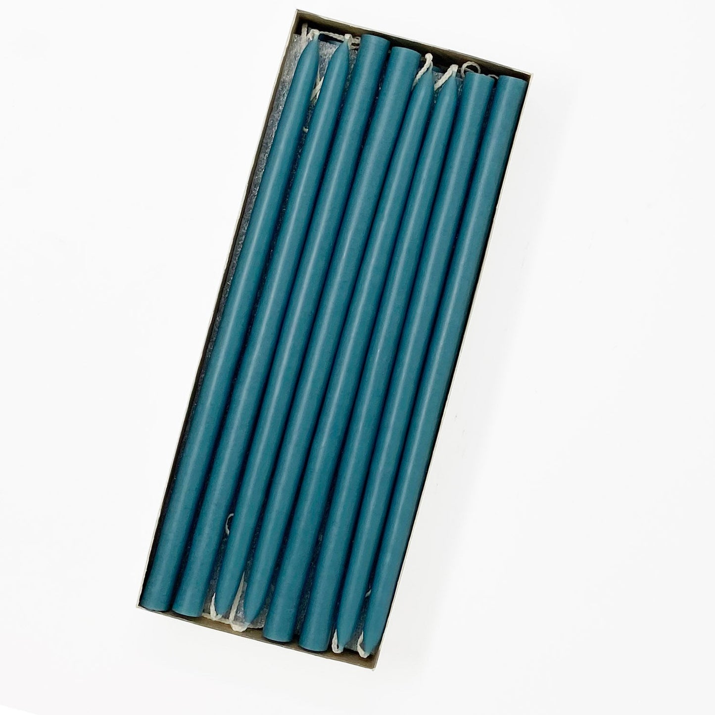 Mole Hollow Candles, 10" Tiny Unscented Taper Candle, Set of 24- Choose from 39 Colors!