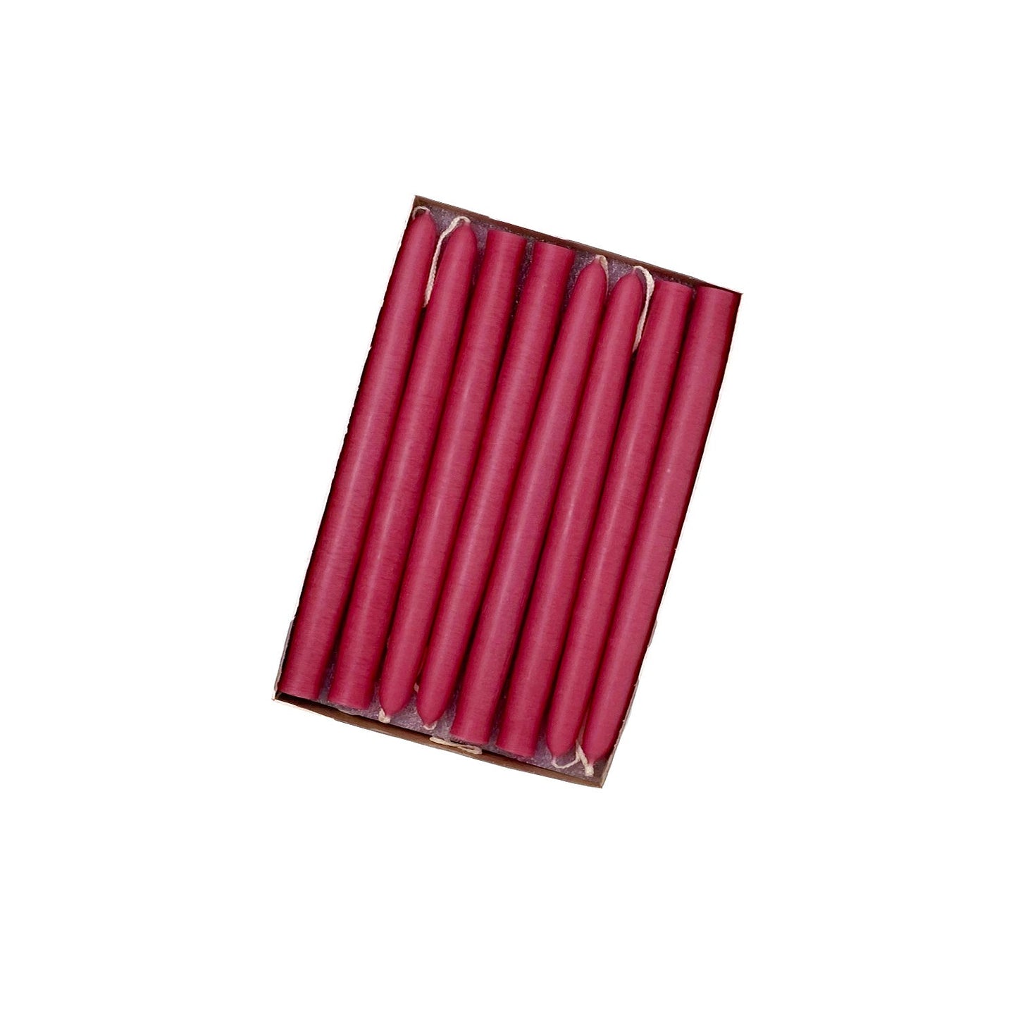 Mole Hollow Candles, 6" Tiny Unscented Taper Candle, Set of 24- Choose from 39 Colors!