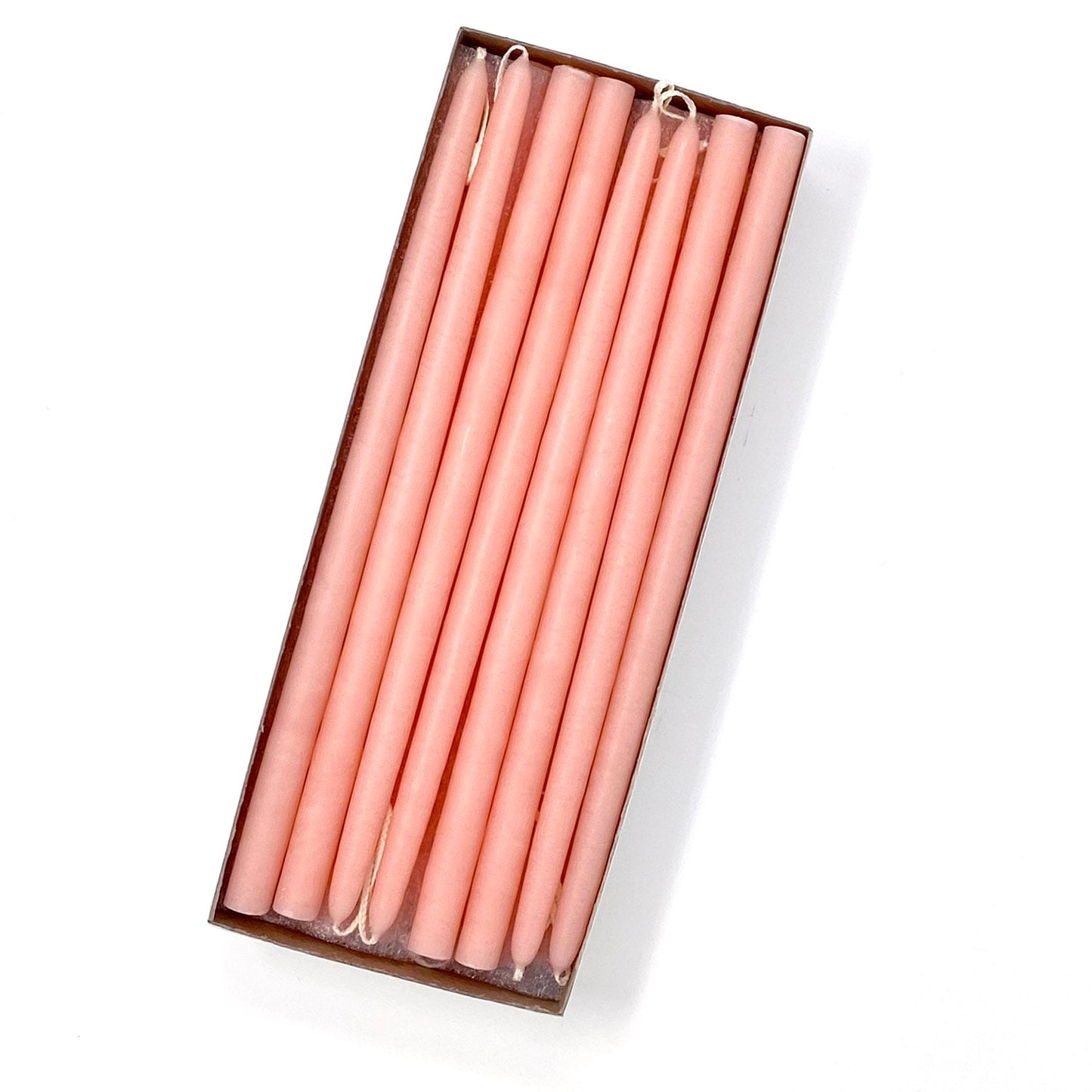 Mole Hollow Candles, 10" Tiny Unscented Taper Candle, Set of 24- Choose from 39 Colors!