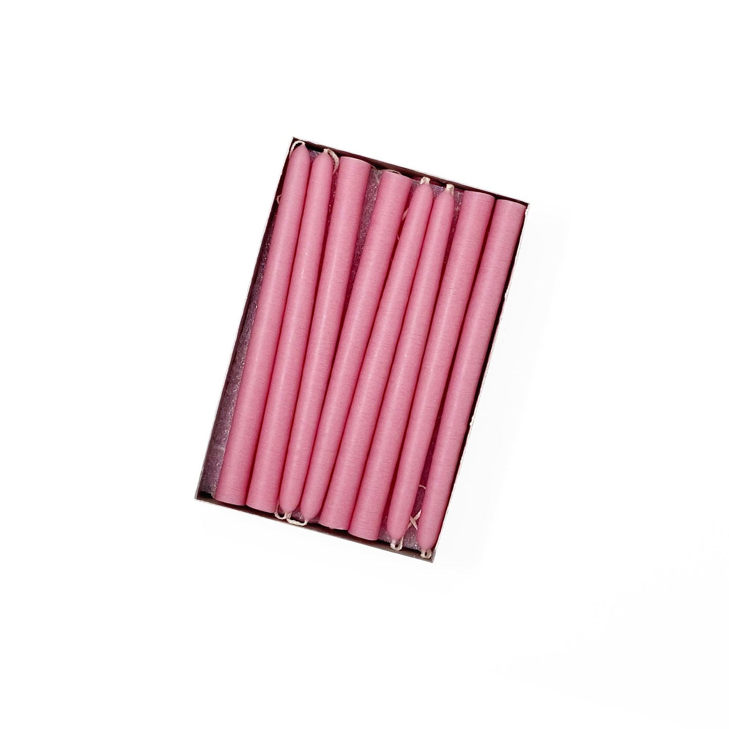 Mole Hollow Candles, 6" Tiny Unscented Taper Candle, Set of 24- Choose from 39 Colors!