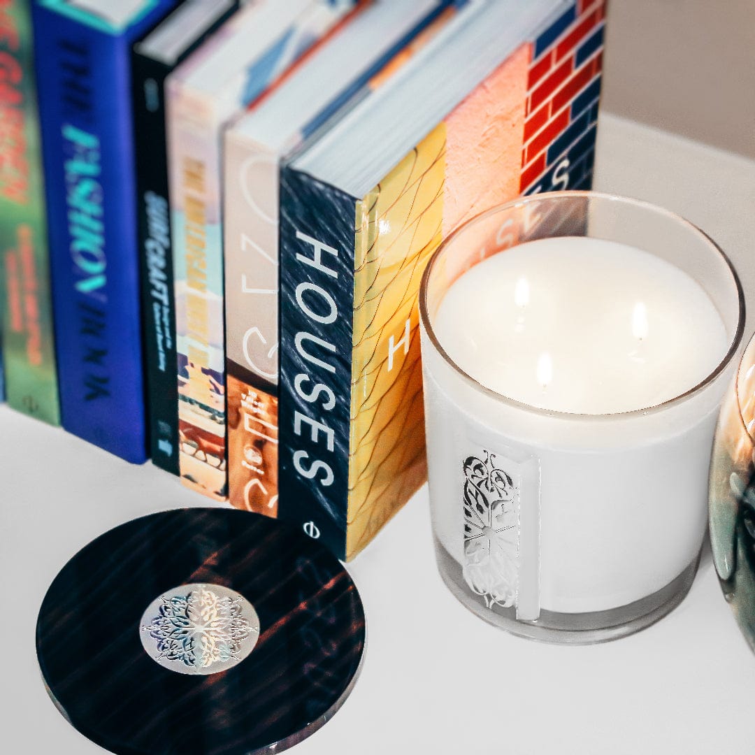 Involutus Glass Scented 3 Wick Candle, 50 oz