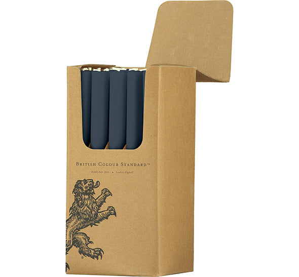 British Colour Standard Eco Dinner Candles, 25cm / 10'' H - 25 per pack
