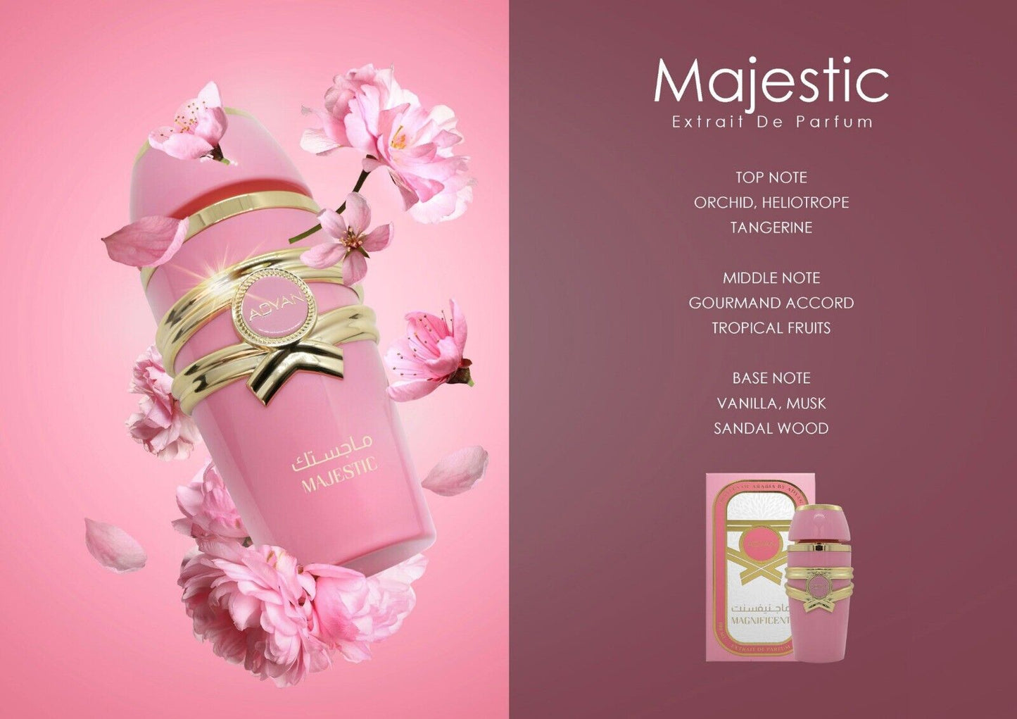 Adyan Majestic Eau De Parfum For Women, 100 ml