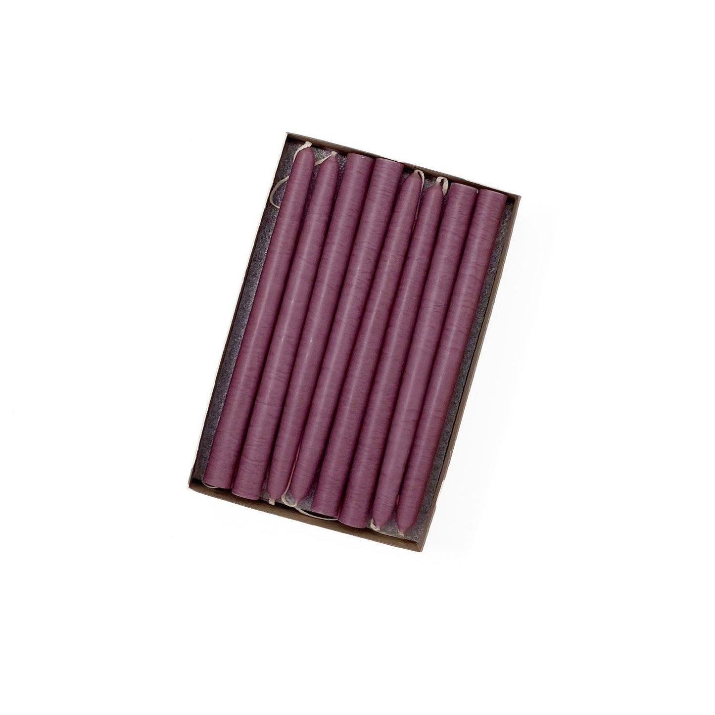 Mole Hollow Candles, 6" Tiny Unscented Taper Candle, Set of 24- Choose from 39 Colors!