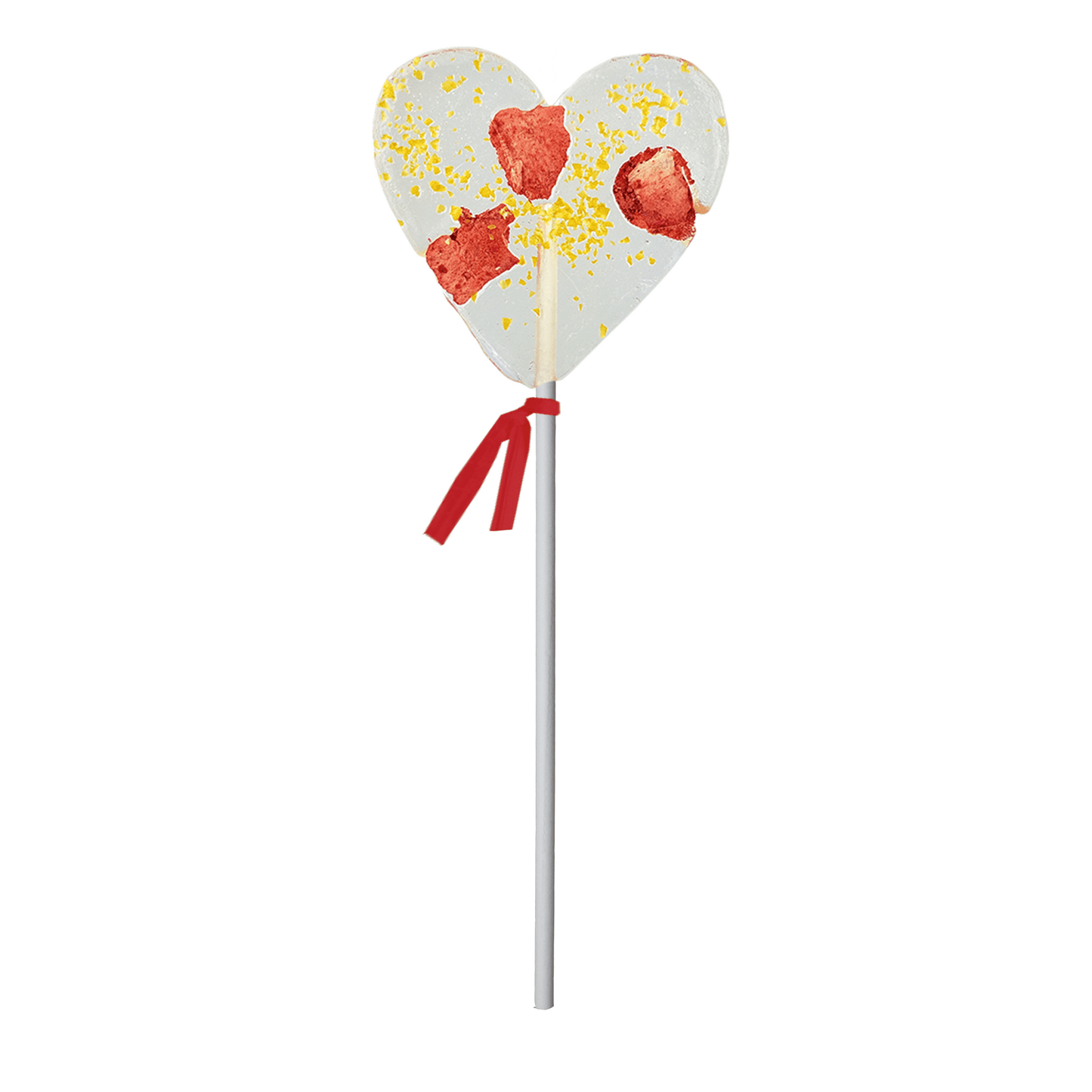 Melville Candy Valentine Hard Candy Lollipops, 3 Count Gusset Bag