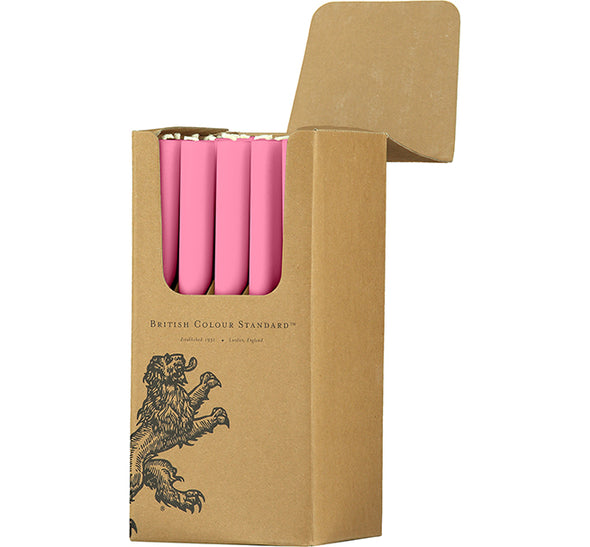 British Colour Standard Eco Dinner Candles, 25cm / 10'' H - 25 per pack