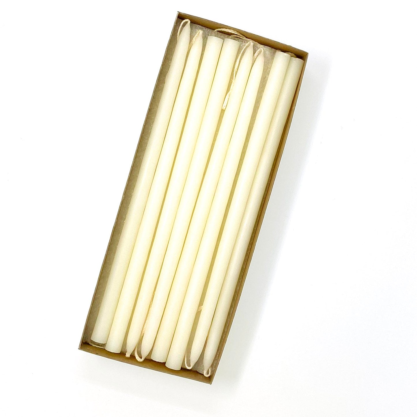 Mole Hollow Candles, 10" Tiny Unscented Taper Candle, Set of 24- Choose from 39 Colors!